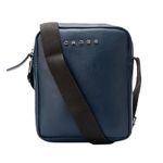 Cross Premium Vegan Leather Gotham Cross Body Bag in Navy Blue