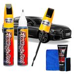 AUSZUOI Black Touch up Paint Pen for Cars and Car Scratch Remover Kit, Easy Car Scratch Repair for Vehicles, Auto Touchup Paint & Automotive Paint Pen with Sponges and Towel