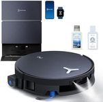 ECOVACS DEEBOT X12 PRO Omni Robot Vacuum and Mop, FocusJet Pre-Spray + OZMO Roller Self-Washing Mop, TruEdge Cleaning, ZeroTangle, AIVI 3D AI Navigation, Efficient Cleaning for Pet Hair & Carpets