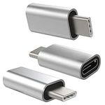 Xumann 3pcs Lightning Female to USB C Male Adapter, Lightning to Type C Adapter for Iphone/Macbook/Tablet/Ipad/and More Type C Devices