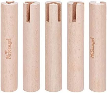 Niteangel Set of Beech Stilts for Elevating & Safely Setting Multi-Chamber Series Maze House (Set of 5 Stilts (5.9'' H))
