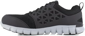 Reebok Men's Rb4041 Sublite Cushion Safety Toe Athletic Work Industrial & Construction Shoe, Black, 10