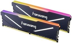 Fanxiang RGB DDR4 RAM 16GB (2x8GB) 3600MHz CL18, Intel XMP 2.0 & AMD Compatible, Memoria RAM Sticks, Computer Memory Kit for Gaming PC Parts