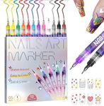 12 Colors Nail Art Pens Set,2026 Ne