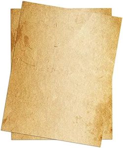 Loose Leaf Paper, Stationery Writing Paper, Vintage Antique Letterhead Paper 8.5" x 11",100 Sheets, A4 Unpunched Refills Paper for Ring Binder/Discbound, Decorative Printer Paper