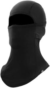 Tough Headwear Black Balaclava Ski Mask - Summer Motorcyle Face Mask, Bike Mask & Shiesty Mask for Men & Women - Black