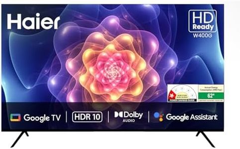 Haier 80cm (32) HD Ready Smart LED Google TV LE32W400G -N (Black)