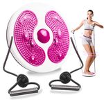 DONGTATA Waist Whisper Waist Twister Disc Body Shaping Waist Twisting Disc for Women Adults Cardio Weight Loss/Cardio Exercise Waist Toning Fitness Turntable for Home Workout Waist Sculptor Machine