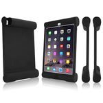 iPad Air 2 Case, BoxWave® [Kid Grip Case] Shock Proof Kid Cover with Extra Large Bumpers for Apple iPad Air 2 - Jet Black