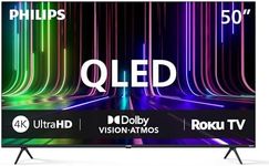 Philips 50PQL7676/F6 QLED Series 7600 50-Inch 4K UHD QLED Roku TV