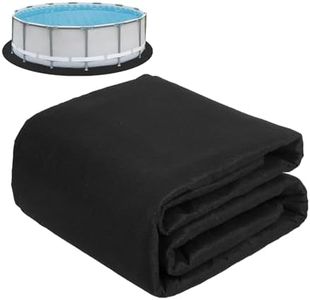 GarveeLife Pool Pads for Above Ground Pools 15 ft Round, Pool Liner Pad Strong Geotextile Material Prevent Punctures by Roots, Rocks and Grass, Enhances Swimming Comfort (15 Foot Round)