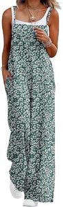 Lepunuo Jumpsuits for Women Casual Casual Womens Rompers for Summer Loose Fit Wide Leg Overalls Baggy Jumpsuit Fashion