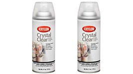 Krylon K01303007 Acrylic Spray Paint Crystal Clear in 11-Ounce Aerosol (Spray CAN 2-Pack)
