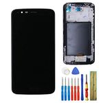 New LCD Replacement Display Compatible with LG Stylo 3 LS777 5.7" Touch Screen Digitizer Frame Glass Assembly + Tools(Only fit LS777)