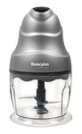 Home Plus Ultra 250-Watt Electric Vegetable Chopper With Double Blade (Silver)