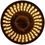 LIU HJG 7 Inch White LED Headlight with Yellow/White DRL For Bikes & Cars and other Vehicles