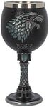 Nemesis Now Winter is Coming Game of Thrones Goblet 13cm Black, Resin w/Stainless Steel Insert, One Size