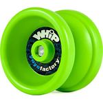 YoYoFactory Whip (Responsive) Beginner to Intermediate Yo-Yo - Free Strings and Stickers (Green)