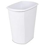 Sterilite White Waste Can, 1