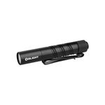 OLIGHT I3T 2 EOS 200 Lumens Mini Flashlight, Small Pocket EDC Flashlight with AAA or Rechargeable Battery, Dual-Output Slim Tail Switch Light for Camping and Hiking(Black)