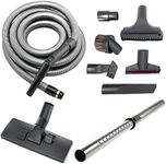 Vacuum Cleaner Accessory Tool Kit Including 12 Meter Hose, Combination Floor Head, Attachments and Telescopic Rod