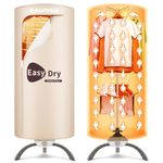 Rolitwils Portable Clothes Dryer 900W - Compact Mini Dryer for Small Apartments, Quick Dry Electric Clothes Dryer with Large Capacity for Dorm, RV, Travel