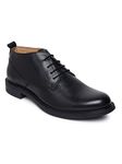 Teakwood Genuine Leather Mid Top Black Boots_Size 41