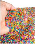 Sensory-N-Stuff Rainbow Rice Sensory Bin Filler for Sensory Table - Colored Rice for Sensory Play (4 Cups - 2LB)