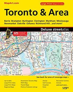 Toronto & Area Deluxe Street Atlas