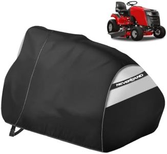 NEVERLAND Riding Lawn Mower Cover - Lawn Tractor Cover with Drawstring & Storage Bag, Fits Decks up to 54", 600D, Handles and Dual Air Vents