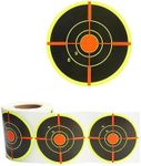 Naisfei 3 Inch Shooting Target Stickers, 200 Pcs Splatter Targets Stickers Self Adhesive Paper,Reactive Targets for Shooting Range with Fluorescent Impact for BB Gun,Pistol,Pellet Gun,Airsoft