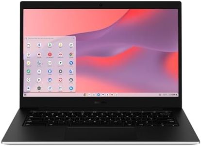 Samsung 14" Galaxy Chromebook Go Laptop PC Computer, Intel Celeron N4500 Processor, 4GB RAM, 64GB Storage, ChromeOS, XE340XDA-KA2US, Student Laptop, Back to School Ready, Silver