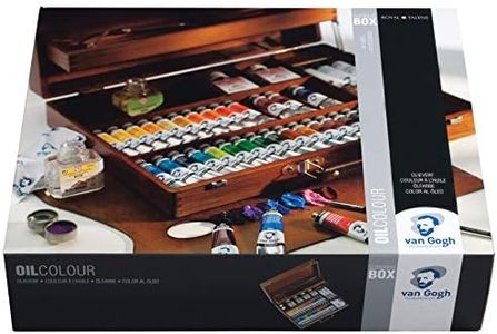 Van Gogh Oil colour wooden box Superior | 32 x 20 ml tubes, 2 x 60 ml tubes + accessories