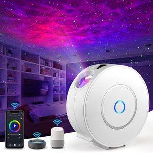 Immver Galaxy Star Projector – LED Night Light for Bedroom