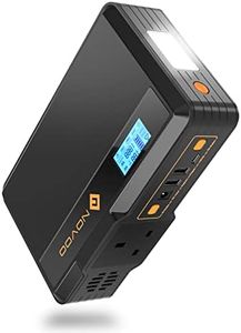 NOVOO 148Wh/40000mAh Portable Power Station, 230V/100W AC Socket, 60W USB-C PD Outdoor Generator Backup Lithium Battery for Camping Picnic Travel Party RV Trip Emergency Adventure Fishing