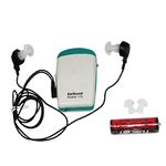 Dishan Both Ear Pocket Hearing Aid Machine for Ear, Long Battery Life 8 Volume Setup for Old Age Hear Device With 2 Receiver Model Unisound - 172