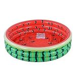 XFlated Kiddie Pool Watermelon 3 Ring Inflatable Pool for Kids Ideal Water Pool in Summer 45 inches Inflatable Swimming Pool for Ages 3+