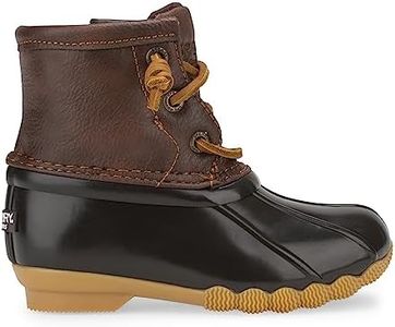 SPERRY girls Saltwater Boot - K Saltwater Boot Brown Size: 9 Toddler