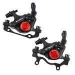 CNC Bike Disc Brake Kit，Hydraulic Disc Brake Kit Front and Rear， Line Pulling Disc Brake Caliper for MTB Mountainbike.