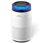 COWAY Air Purifier for Home Bedroom, Super Quiet Sleep Mode, Mood Light, Energy Star, Removes up to 99.999% of Harmful Particles down to 0.01 µm for Allergy Dust Pollen, CADR 244 m³/h - Airmega 100