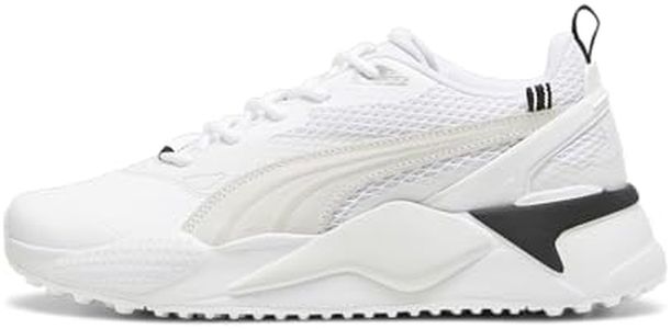 Puma Golf Shoes GS-X EfEkt/379207 Men's Golf Shoes, Puma White/Feather Grey, 29.0 cm