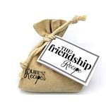 Friendship Gifts - The Little Friendship Recipe - Thoughtful, Meaningful & Unusal Friends Gifts - Touching Messages for a Best Friend - Say How Special They are & Cheer Them up. Like a Big Hug.