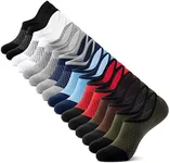 IDEGG No Show Socks Men Low Cut Ankle Short Socks for Men Casual Athletic Socks with Non Slip Grip