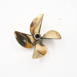 NC 4 Leaves Dia 67mm P1.7 RC Boat Aluminum Alloy Propeller with 1/4" Shaft