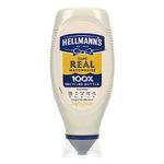 Hellmann's Real Mayonnaise Condiment 100% recyclable squeeze bottle creamy mayo for burgers, sandwiches and salads 750 ml