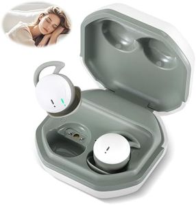 QCXWCJWD Écouteurs de Sommeil Bluetooth, Écouteurs de Sommeil en Silicone Liquide, Écouteurs Bluetooth 5.3, Mini Écouteurs de Sommeil Intra-Auriculaires, pour Dormeurs Latéraux (Vert)