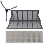 Smart Robot Vacuum Filter Kit - 2 Replacement Side Brush, Primary Filter, 2 H10 Filters for SereneLife Smart Automatic Robot Vacuum Cleaner Model PUCRCX10 - SereneLife PRTPUCRCX10