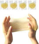 50PCS Hair Nets Invisible Elastic Edge Mesh Bun Hair Nets for Ballet Dance 20" Blonde