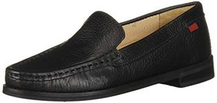 Marc Joseph New York Kid's Boys/Girls Genuine Leather Mott Street Loafers, Black Grainy, 3.5 M US Little Kid