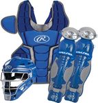 Rawlings | Renegade Series Baseball Catcher's Set | NOCSAE Certified | Intermediate Ages 12-15 | Royal/Silver